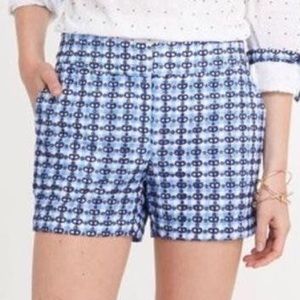 Vineyard Vines Ripple Eyelet Gingham Shorts Size 0